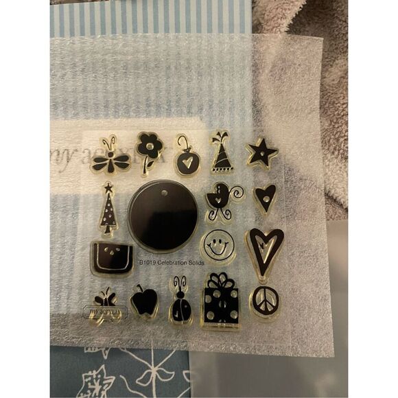 Close To My Heart B1019 My Acrylic Celebrations - Solid Stamp Set - Picture 1 of 7